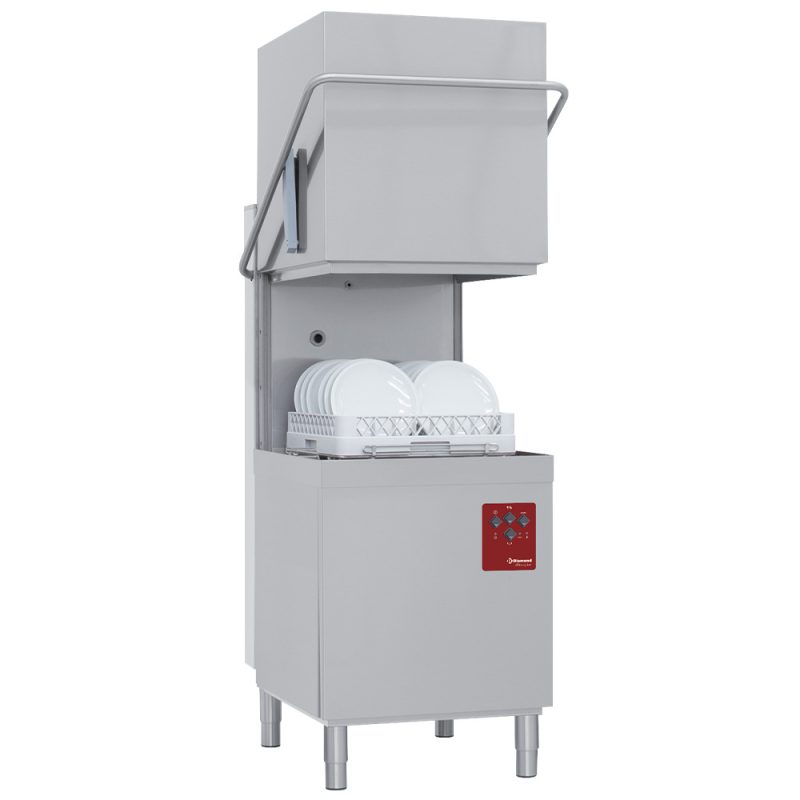 Hætteopvaskemaskine 50 x 50 cm – Dobbeltvægget Tank – 8,7 kW - 400 V
