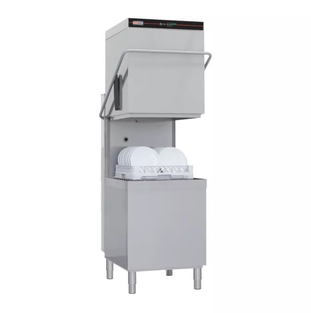 Hætteopvaskemaskine – Topbetjent – 50 x 50 cm – 400 V - REDFOX QQI 102 P/TOP